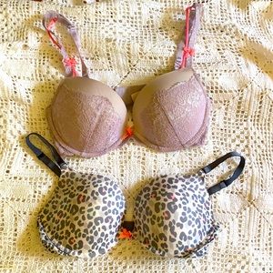 Two Victoria’s Secret Bras both size 34D
